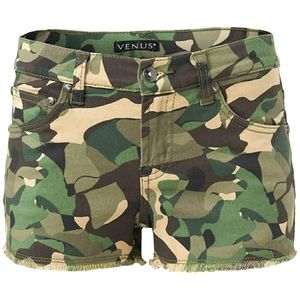 Venus Camo Jean Shorts